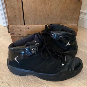 Vintage Nike Air Jordan Tennis Shoes High Top Black Mens Size 11